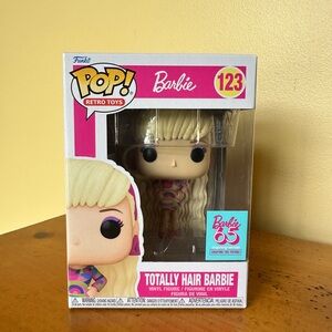 Funko Pop! Totally Hair Barbie Vinyl Figure#123 65th Anniversary